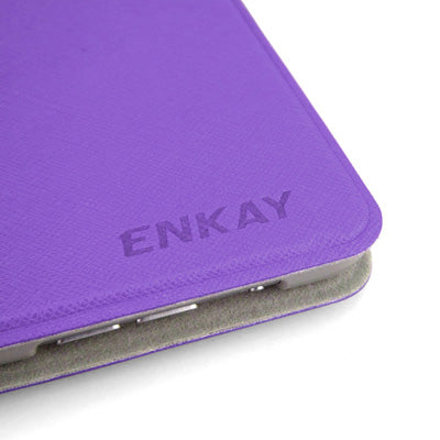 ENKAY ENK-3315 Microgroove Texture Protective PU Leather Case with Sleep / Wake-up Function & Holder for iPad mini 1 / 2 / 3