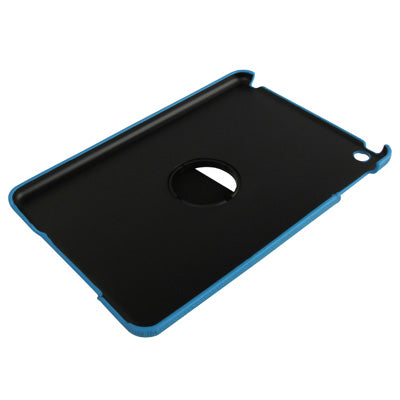 360 Degree Rotatable Cross Texture Plastic Case with Holder & Elastic Hand Strap for iPad mini 1 / 2 / 3