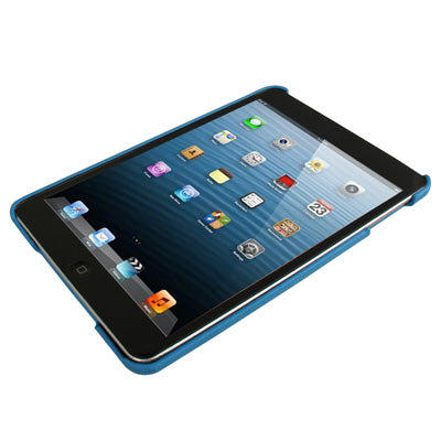 360 Degree Rotatable Cross Texture Plastic Case with Holder & Elastic Hand Strap for iPad mini 1 / 2 / 3