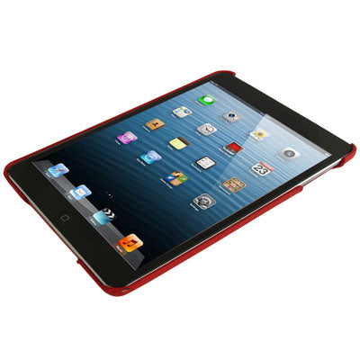 360 Degree Rotatable Cross Texture Plastic Case with Holder & Elastic Hand Strap for iPad mini 1 / 2 / 3