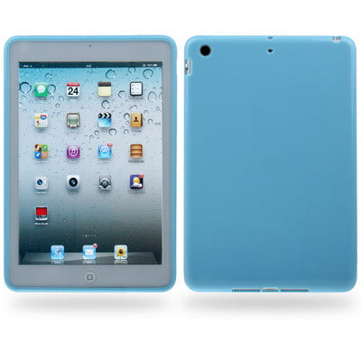 Smooth Pure Color TPU Case for iPad mini 1 / 2 / 3 (Blue)