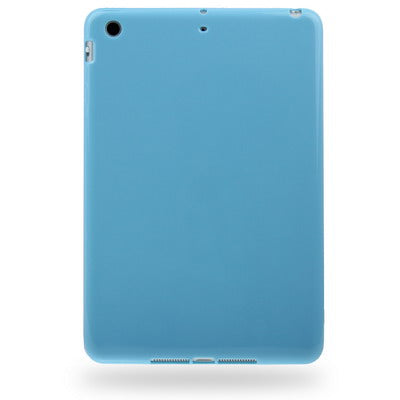 Smooth Pure Color TPU Case for iPad mini 1 / 2 / 3 (Blue)