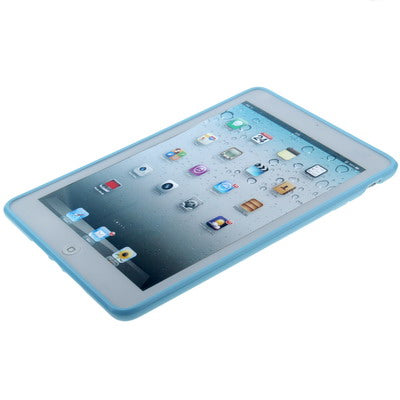 Smooth Pure Color TPU Case for iPad mini 1 / 2 / 3 (Blue)