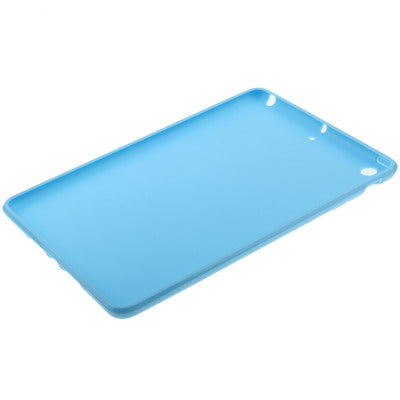 Smooth Pure Color TPU Case for iPad mini 1 / 2 / 3 (Blue)