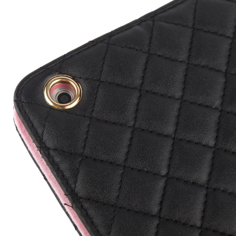 Grid Texture Leather Case with Sleep / Wake-up Function & 3-angle Viewing Holder for iPad mini 1 / 2 / 3