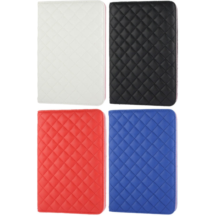 Grid Texture Leather Case with Sleep / Wake-up Function & 3-angle Viewing Holder for iPad mini 1 / 2 / 3