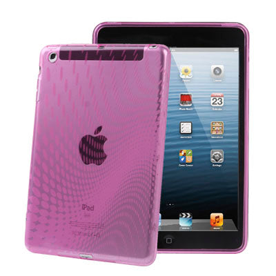 Dots Pattern TPU Case for iPad mini 1 / 2 / 3 (Magenta)