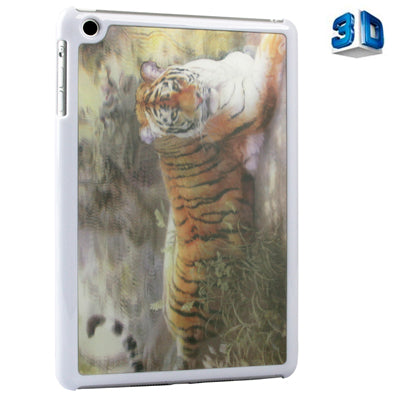 3D Style Tiger Pattern Plastic Protect Case for iPad mini 1 / 2 / 3
