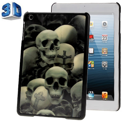 3D Style Skull Pattern Plastic Protect Case for iPad mini 1 / 2 / 3