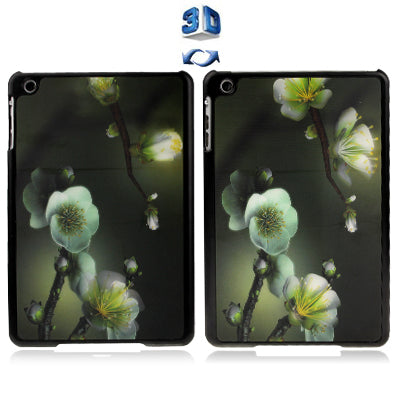 3D Style Blooming Plum Blossom Pattern Plastic Protect Case for iPad mini 1 / 2 / 3