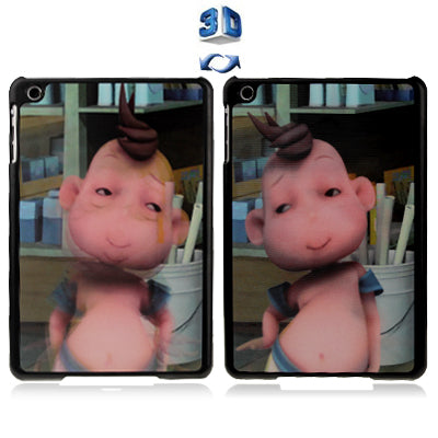 3D Style Cartoon Baby Pattern Plastic Protect Case for iPad mini 1 / 2 / 3