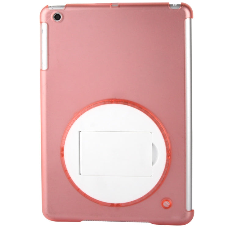 270 Degree Rotation Scrub Translucent Plastic Case with Adjustable Holder for iPad mini 1 / 2 / 3