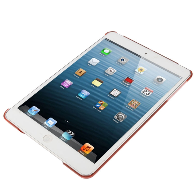 270 Degree Rotation Scrub Translucent Plastic Case with Adjustable Holder for iPad mini 1 / 2 / 3