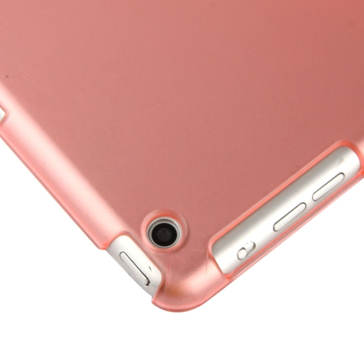 270 Degree Rotation Scrub Translucent Plastic Case with Adjustable Holder for iPad mini 1 / 2 / 3