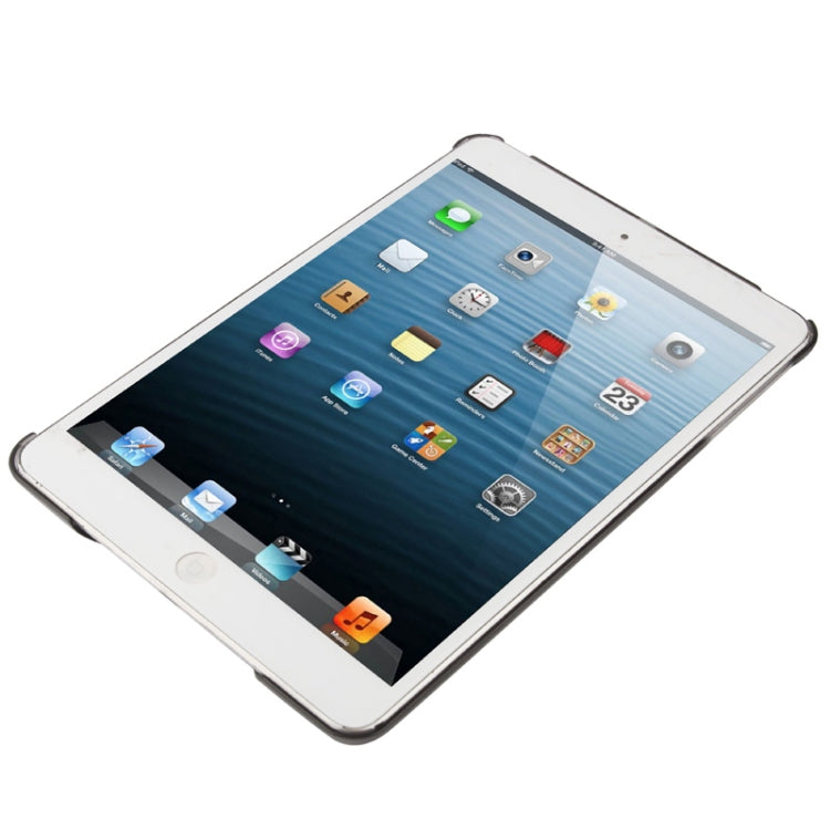 270 Degree Rotation Scrub Translucent Plastic Case with Adjustable Holder for iPad mini 1 / 2 / 3