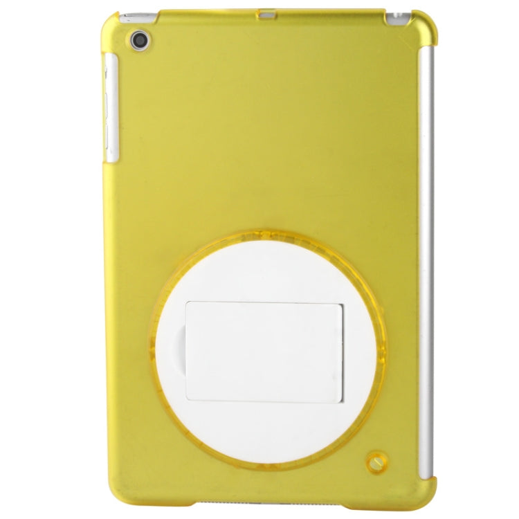 270 Degree Rotation Scrub Translucent Plastic Case with Adjustable Holder for iPad mini 1 / 2 / 3