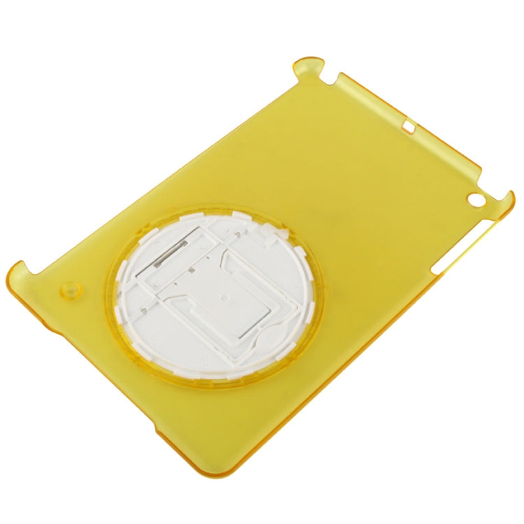 270 Degree Rotation Scrub Translucent Plastic Case with Adjustable Holder for iPad mini 1 / 2 / 3