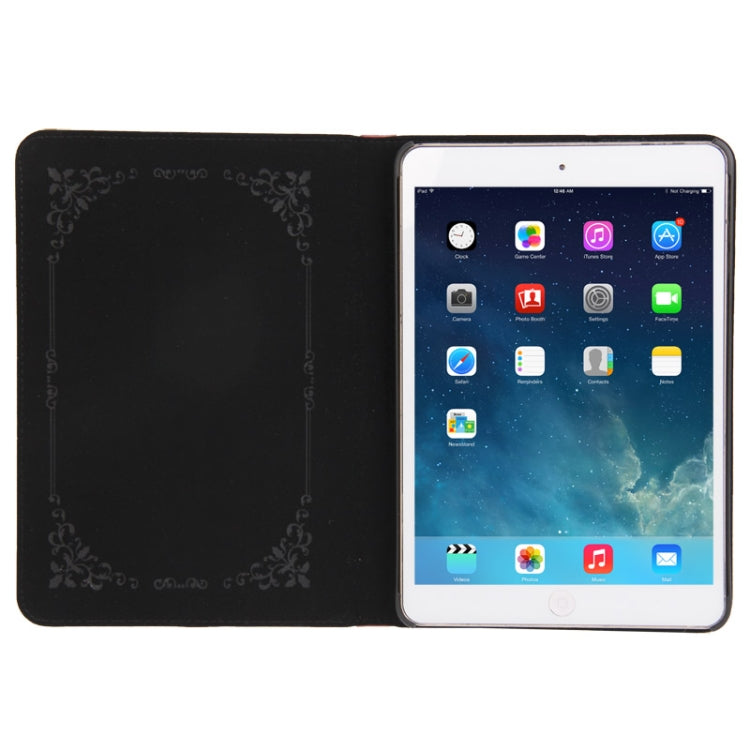 Travel Around The World Pattern Flip Leather Case with Holder for iPad mini 1 / 2 / 3