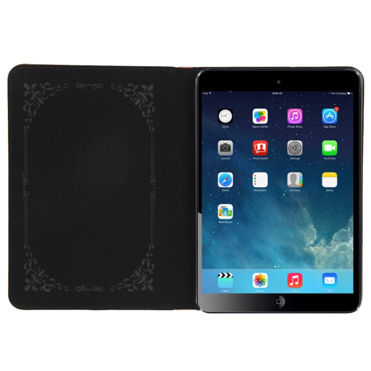 Travel Around The World Pattern Flip Leather Case with Holder for iPad mini 1 / 2 / 3