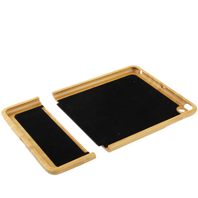 Light Color  Detachable Bamboo Material Case  for iPad mini 1 / 2 / 3