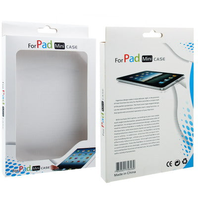 Color Box Pack for iPad mini 1 / 2 / 3 Leather Case / Plastic Case / TPU Case(White)