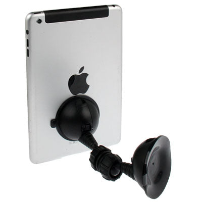 360 Degree Rotatable Universal In-car Mobile Holder with Two Suction Cups, For iPad, iPhone, Galaxy, Huawei, Xiaomi, LG, HTC and Other Smart Phones(Black)