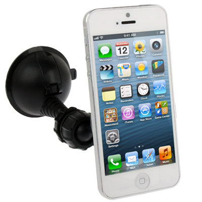 360 Degree Rotatable Universal In-car Mobile Holder with Two Suction Cups, For iPad, iPhone, Galaxy, Huawei, Xiaomi, LG, HTC and Other Smart Phones(Black)