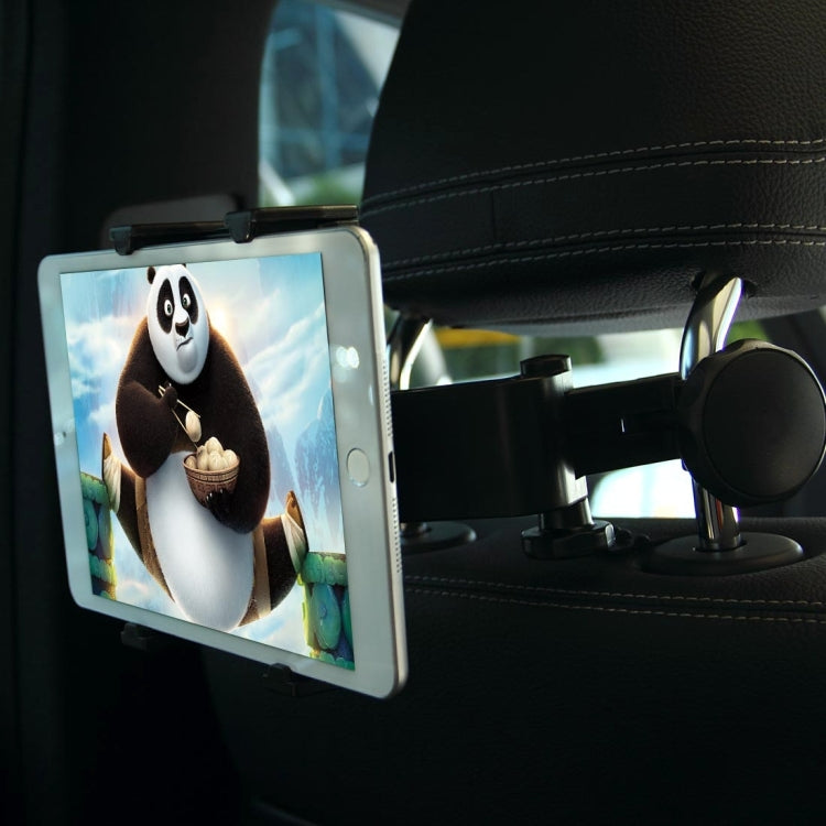 360 Degree Rotation Headrest Tablet Kit Holder, For iPad Air, iPad mini, Galaxy Tab, Huawei Tab, Lenove Tab and other Tablet PC(Black)