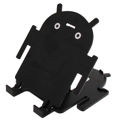 Android Style Multi-Angle Folding Stand for iPad mini / mini 2 Retina / New iPad (iPad 3) / iPad 2 / Galaxy Tab 2 (10.1) / P5100 / Galaxy Tab 2 (7.0) / P3100 / Galaxy Tab 7.0 Plus / P6200(Black)