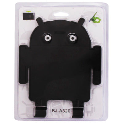 Android Style Multi-Angle Folding Stand for iPad mini / mini 2 Retina / New iPad (iPad 3) / iPad 2 / Galaxy Tab 2 (10.1) / P5100 / Galaxy Tab 2 (7.0) / P3100 / Galaxy Tab 7.0 Plus / P6200(Black)