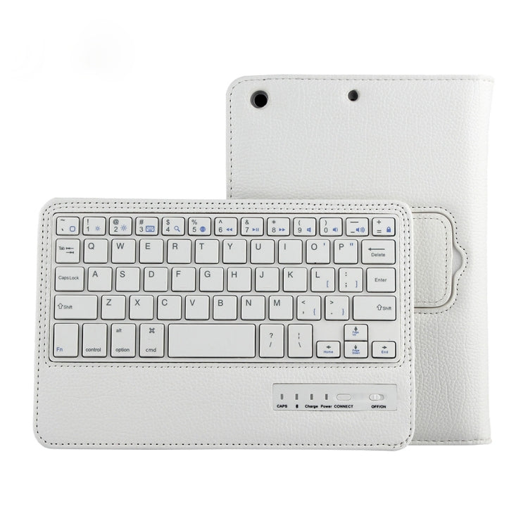 For iPad mini 4 / mini 3 / mini 2 / mini Detachable Bluetooth Keyboard and Leather Tablet Case with Holder