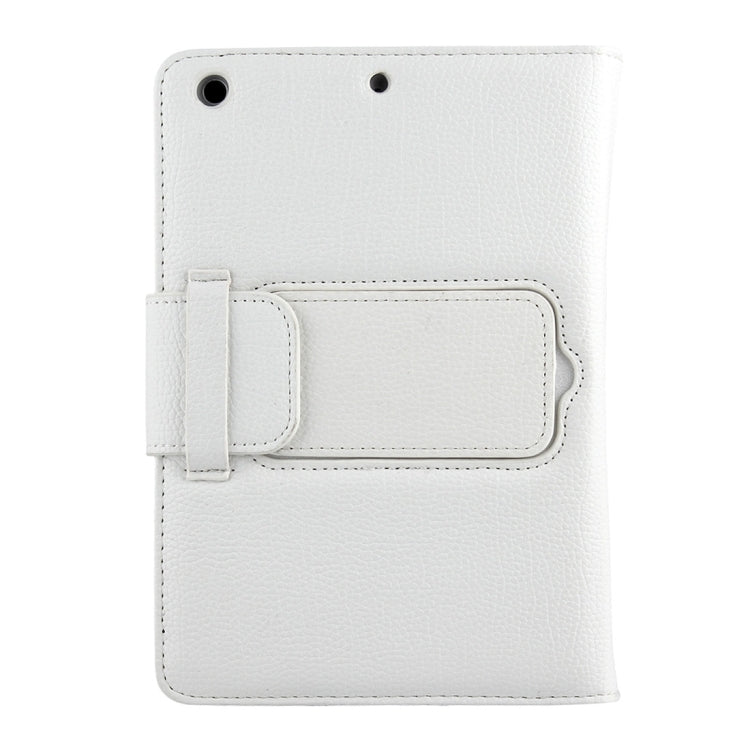 For iPad mini 4 / mini 3 / mini 2 / mini Detachable Bluetooth Keyboard and Leather Tablet Case with Holder