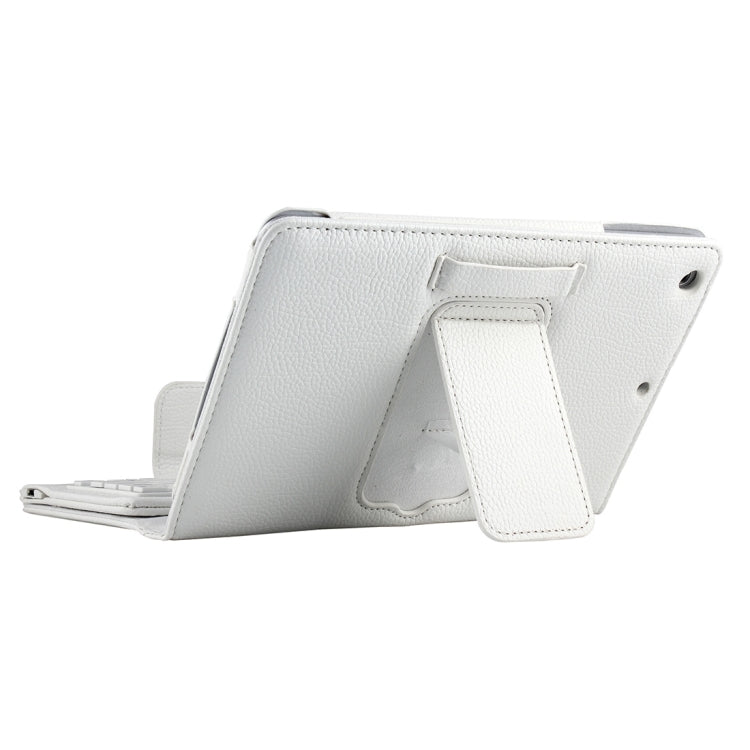 For iPad mini 4 / mini 3 / mini 2 / mini Detachable Bluetooth Keyboard and Leather Tablet Case with Holder