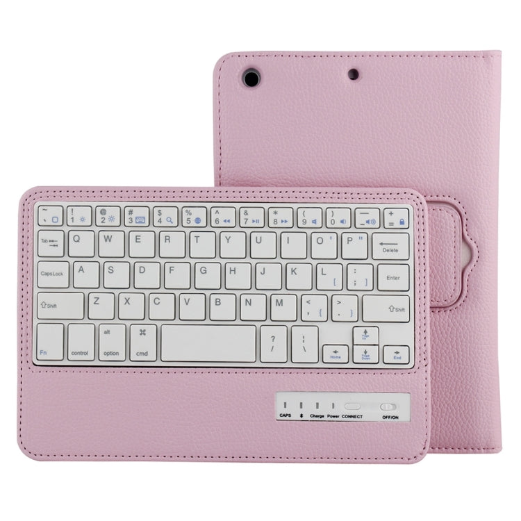 For iPad mini 4 / mini 3 / mini 2 / mini Detachable Bluetooth Keyboard and Leather Tablet Case with Holder