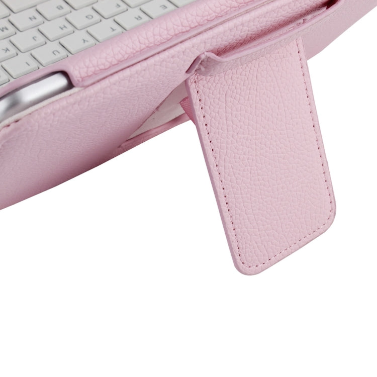 For iPad mini 4 / mini 3 / mini 2 / mini Detachable Bluetooth Keyboard and Leather Tablet Case with Holder
