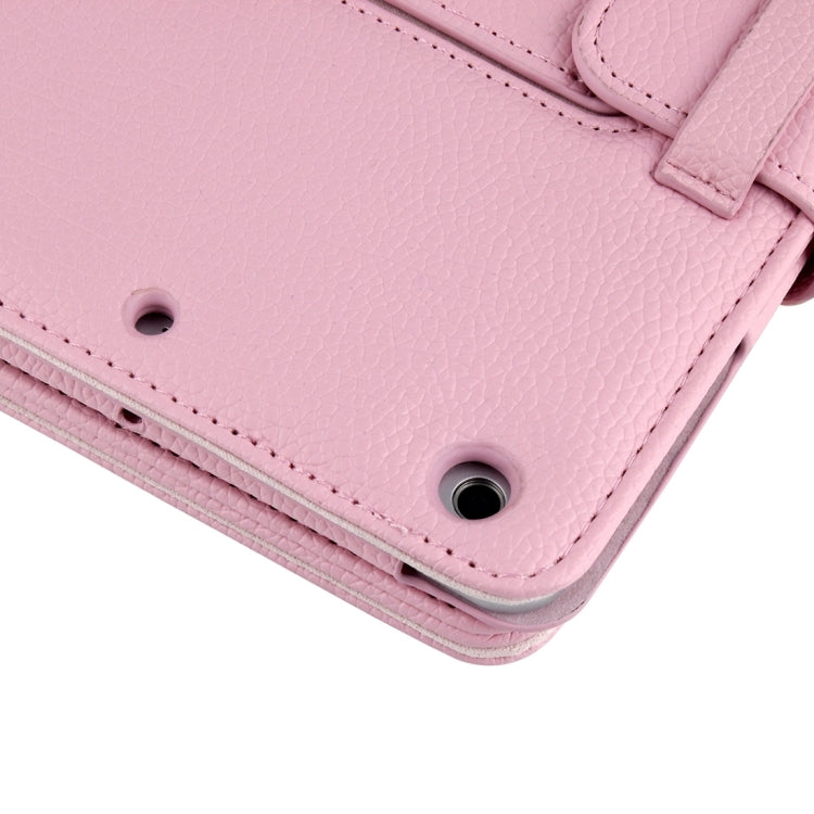 For iPad mini 4 / mini 3 / mini 2 / mini Detachable Bluetooth Keyboard and Leather Tablet Case with Holder