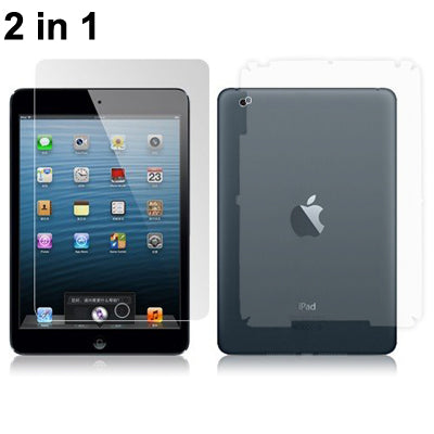 Front + Back Full Body Screen Protectors with Scratch Card for iPad mini 1 / 2 / 3