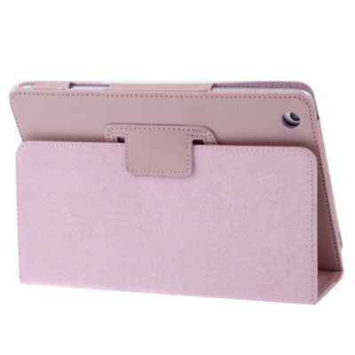 Litchi Texture Leather Case with Sleep / Wake-up & Holder for iPad mini 1 / 2 / 3