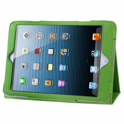 Litchi Texture Leather Case with Sleep / Wake-up & Holder for iPad mini 1 / 2 / 3