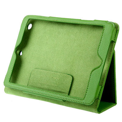 Litchi Texture Leather Case with Sleep / Wake-up & Holder for iPad mini 1 / 2 / 3