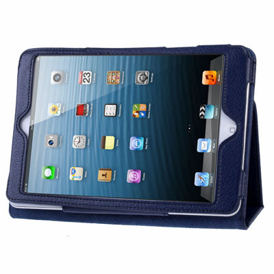 Litchi Texture Leather Case with Sleep / Wake-up & Holder for iPad mini 1 / 2 / 3
