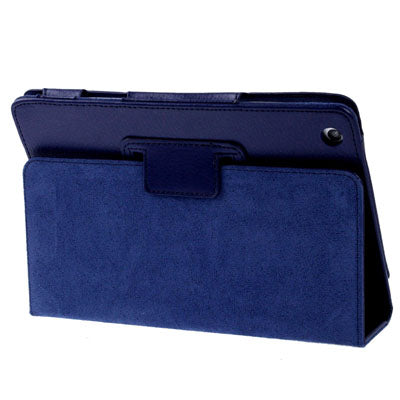 Litchi Texture Leather Case with Sleep / Wake-up & Holder for iPad mini 1 / 2 / 3