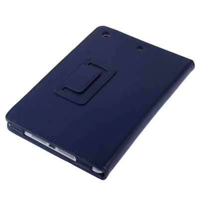 Litchi Texture Leather Case with Sleep / Wake-up & Holder for iPad mini 1 / 2 / 3