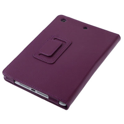 Litchi Texture Leather Case with Sleep / Wake-up & Holder for iPad mini 1 / 2 / 3