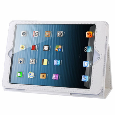 Litchi Texture Leather Case with Sleep / Wake-up & Holder for iPad mini 1 / 2 / 3