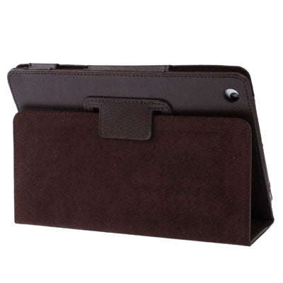 Litchi Texture Leather Case with Sleep / Wake-up & Holder for iPad mini 1 / 2 / 3