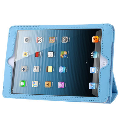 3-fold Leather Case with Holder for iPad mini 1 / 2 / 3