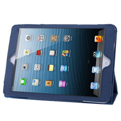 3-fold Leather Case with Holder for iPad mini 1 / 2 / 3