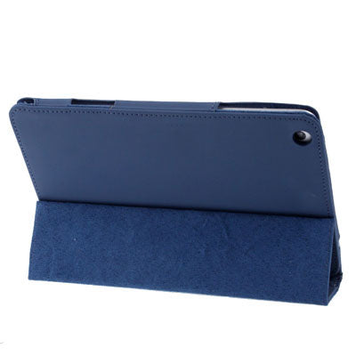 3-fold Leather Case with Holder for iPad mini 1 / 2 / 3
