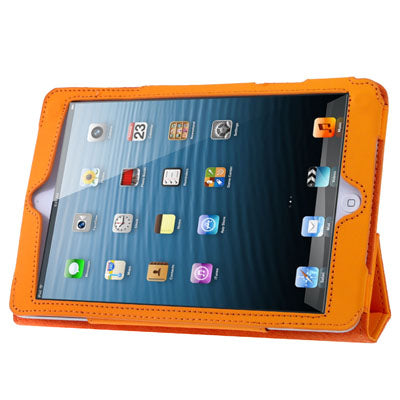 3-fold Leather Case with Holder for iPad mini 1 / 2 / 3